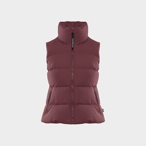 Aritzia Supersnug Puff™ Vest Spiced Burgundy Small